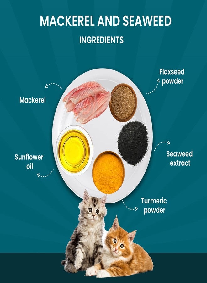 Goofy Tails Wet Cat Food and Kitten Food Variety Pack 210g (70g X 3 Pouches), Tuna and Anchovies, Mackerel and Seaweed, Chicken and Flaxseeds, Preservative Free, Wholesome, Natural Cat Wet Food - Image 3